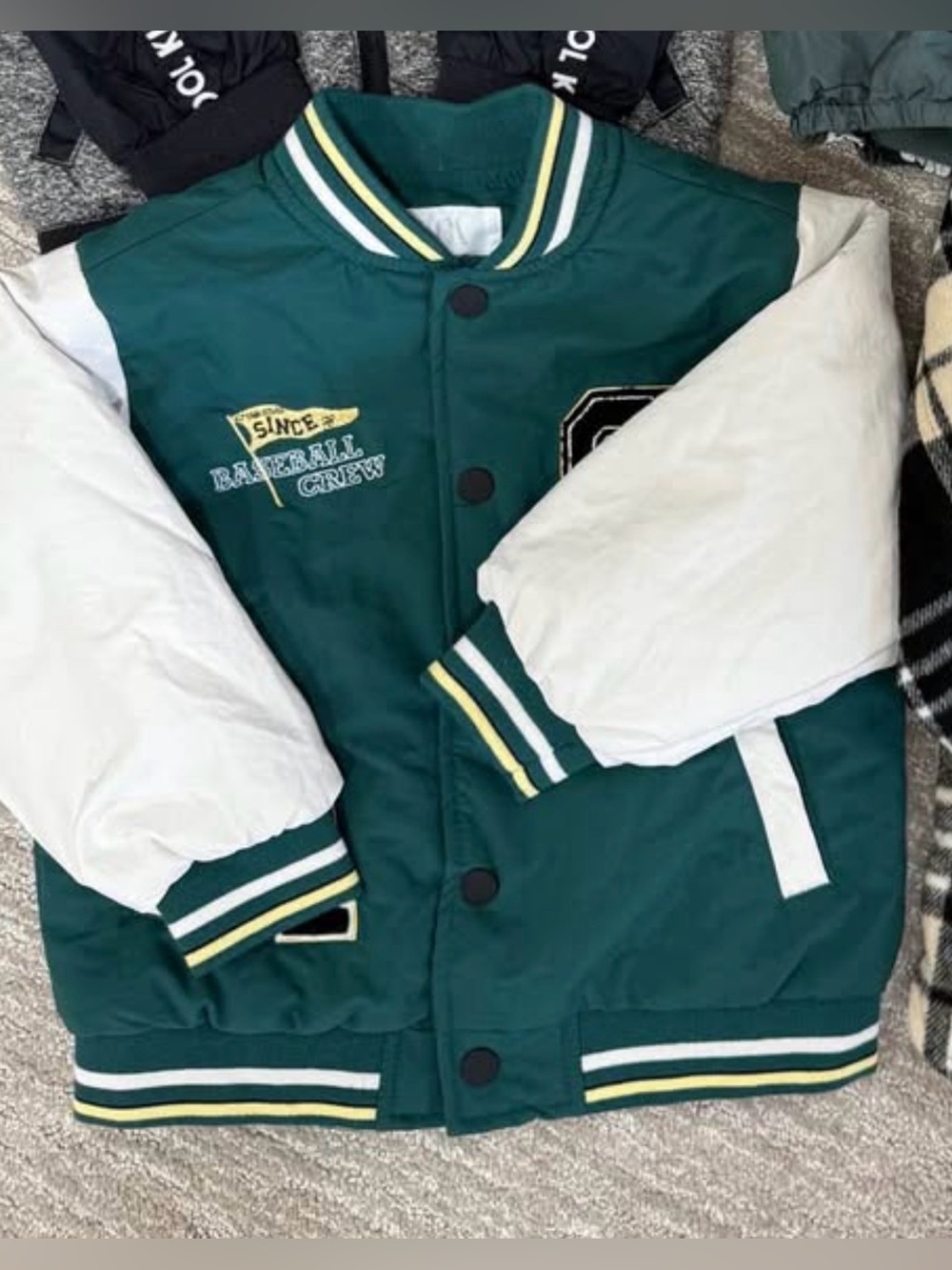 NWOT Zara Varsity Bomber Jacket - Size 2T